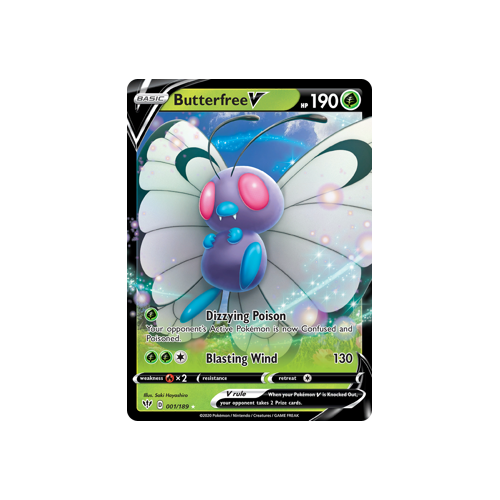 Butterfree V 001/189 Ultra Rare