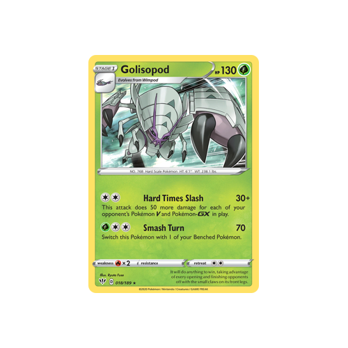 Golisopod 018/189 Holo Rare