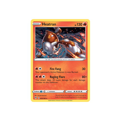 Heatran 025/189 Holo Rare