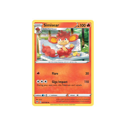 Simisear 027/189 Uncommon