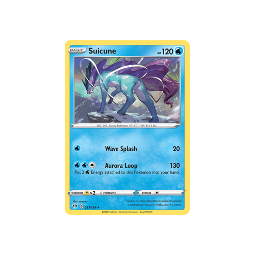 Suicune 037/189 Holo Rare