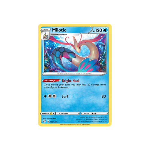 Milotic 039/189 Holo Rare