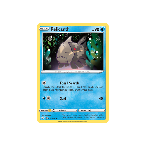 Relicanth 040/189 Uncommon
