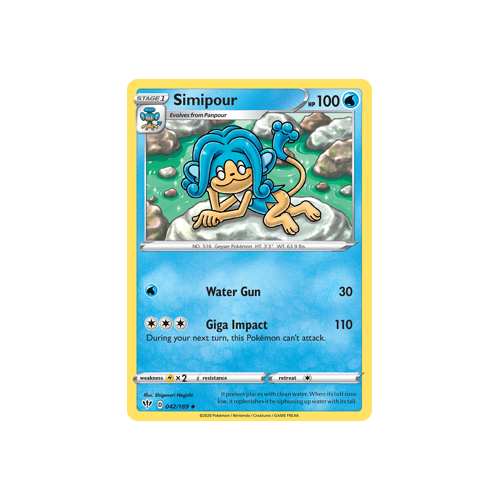 Simipour 042/189 Uncommon