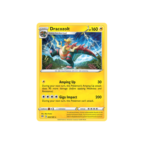 Dracozolt 065/189 Rare