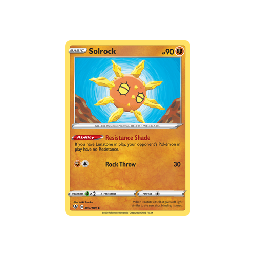 Solrock 092/189 Uncommon