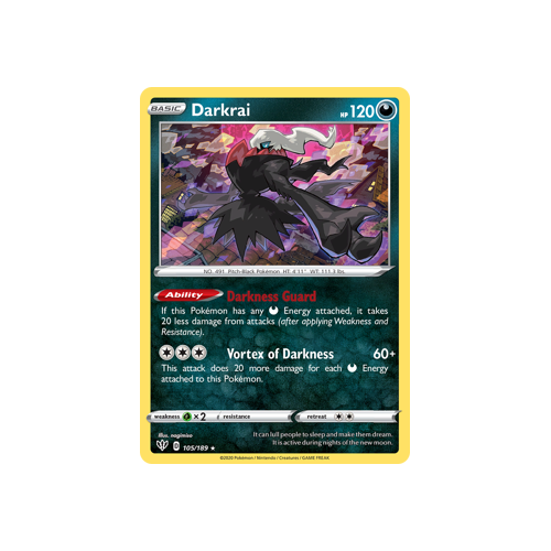 Darkrai 105/189 Holo Rare