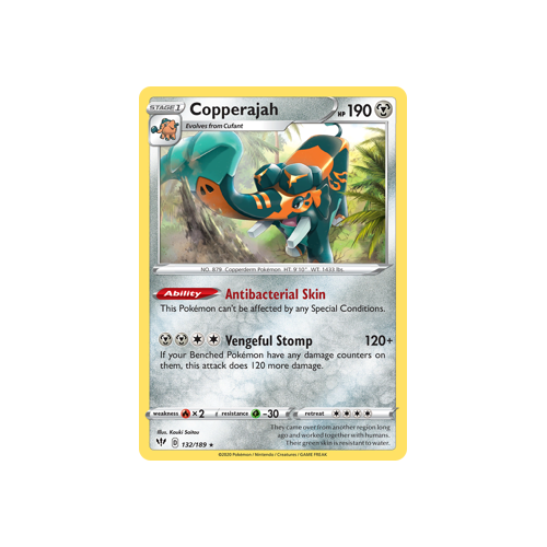 Copperajah 132/189 Holo Rare