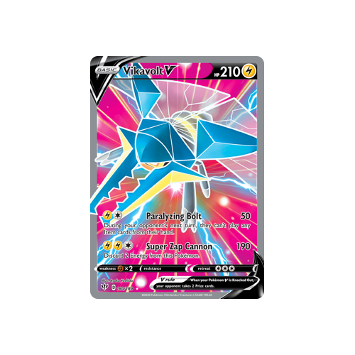 Vikavolt V (Full Art) 180/189 Ultra Rare