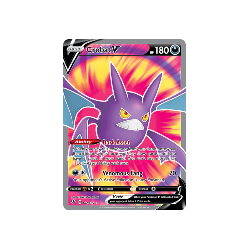 Crobat V (Full Art) 182/189 Ultra Rare