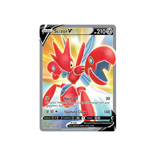 Scizor V (Full Art) 183/189 Ultra Rare
