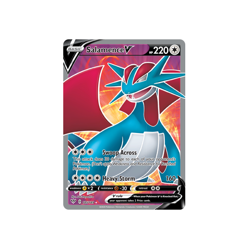 Salamence V (Full Art) 185/189 Ultra Rare