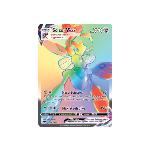 Scizor VMAX (Secret) 193/189 Secret Rare