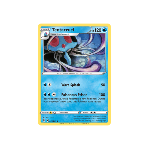 Tentacruel 027/203 Uncommon  Evolving Skies Singles