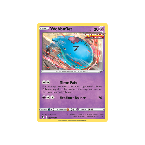 Wobbuffet 066/203 Common  Evolving Skies Singles