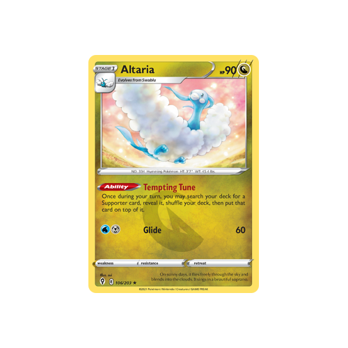 Altaria 106/203 Rare  Evolving Skies Singles