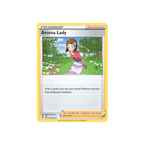 Aroma Lady 141/203 Uncommon  Evolving Skies Singles