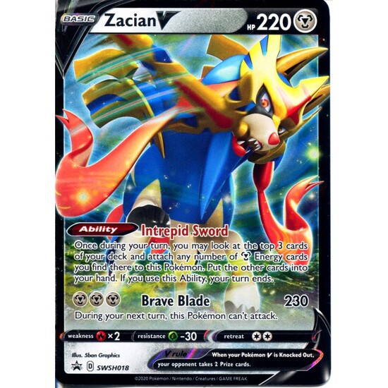 Zacian V - SWSH018 - Promo