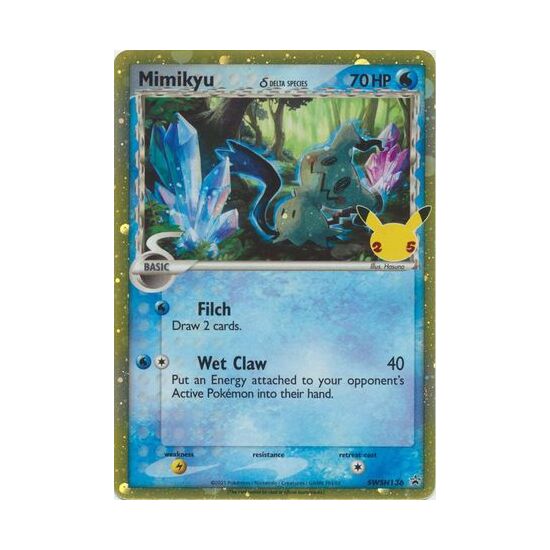 Mimikyu Delta Species - SWSH136 - Holo Promo
