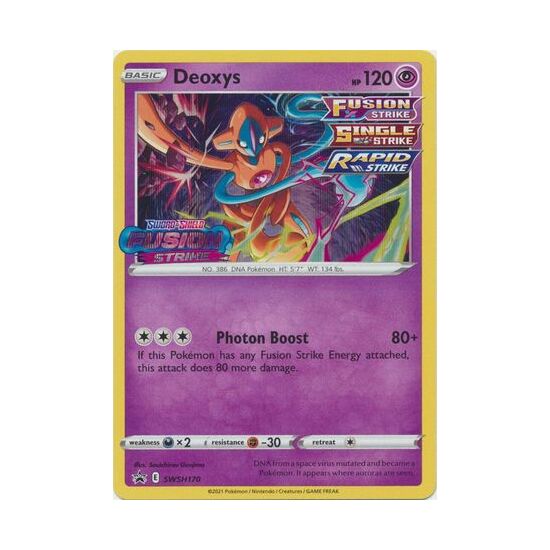 Deoxys - SWSH170 - Prerelease Promo