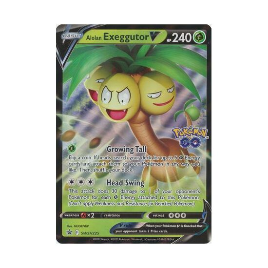 Alolan Exeggutor V - SWSH225 - Promo