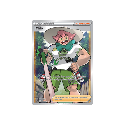 SWSH Rebel Clash   190/192   Milo   Full Art Ultra Rare