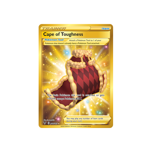 Cape of Toughness (Secret) 200/185 Secret Rare Vivid Voltage Singles