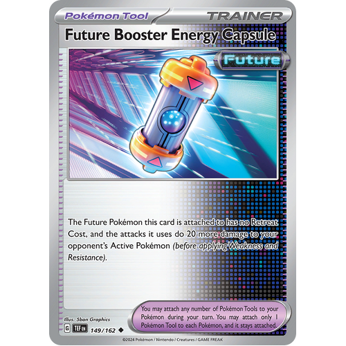 Future Booster Energy Capsule 149/162 Uncommon Scarlet & Violet Temporal Forces Near Mint Pokemon Card