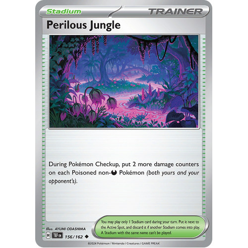 Perilous Jungle 156/162 Uncommon Scarlet & Violet Temporal Forces Near Mint Pokemon Card