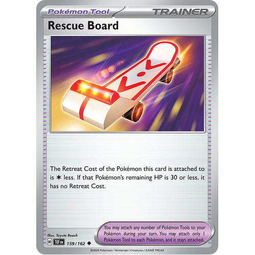 Rescue Board 159/162 Uncommon Scarlet & Violet Temporal Forces Near Mint Pokemon Card