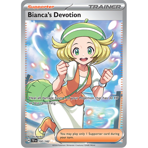 Bianca's Devotion 197/162 Ultra Rare Scarlet & Violet Temporal Forces Near Mint Pokemon Card