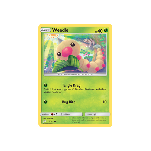 Weedle (2/181) Team Up
