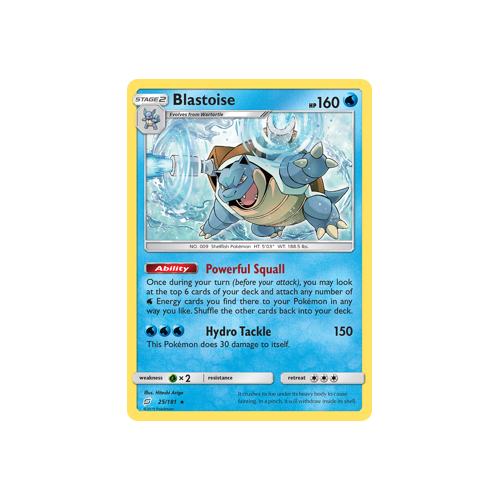 Blastoise (25/181) Team Up