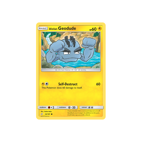 Alolan Geodude (34/181) Team Up