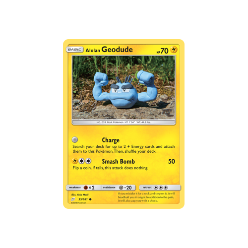 Alolan Geodude (35/181) Team Up