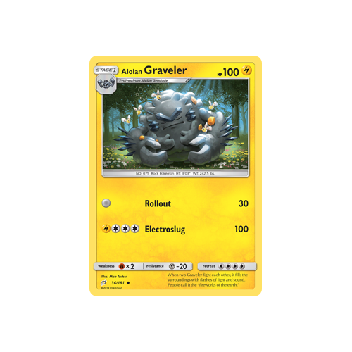 Alolan Graveler (36/181) Team Up
