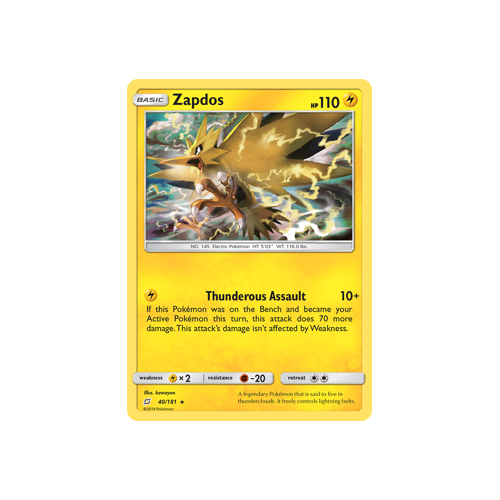 Zapdos (40/181) Team Up