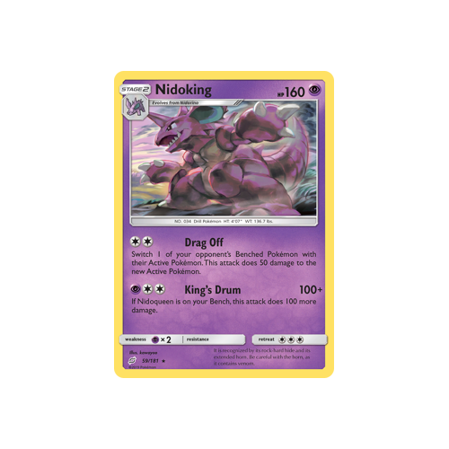 Nidoking (59/181) Team Up