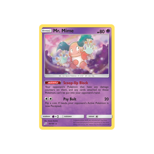 Mr. Mime (66/181) Team Up