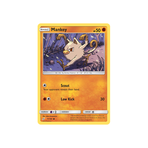 Mankey (71/181) Team Up