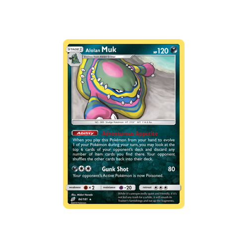 Alolan Muk (84/181) Team Up