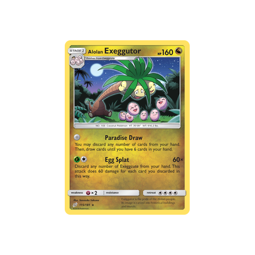 Alolan Exeggutor (115/181) Team Up