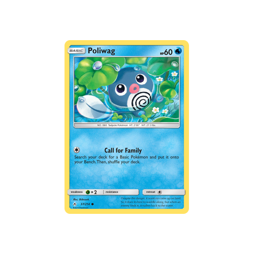 Pokemon Unbroken Bonds 37/214 Poliwag Common