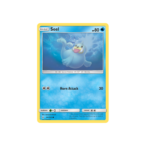 Pokemon Unbroken Bonds 44/214 Seel Common