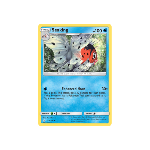 Pokemon Unbroken Bonds 49/214 Seaking Rare