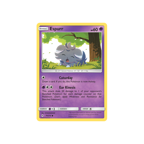 Pokemon Unbroken Bonds 79/214 Espurr Common