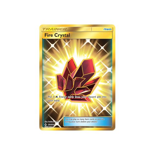 Unbroken Bonds 231/214 Fire Crystal SECRET HYPER RARE 