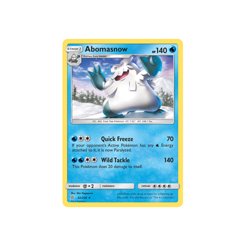 Abomasnow (42/236) Unified Minds