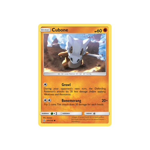 Cubone (105/236) Unified Minds