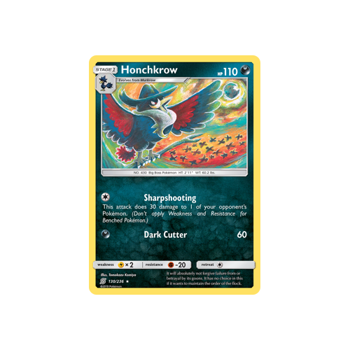 Honchkrow (130/236) Unified Minds